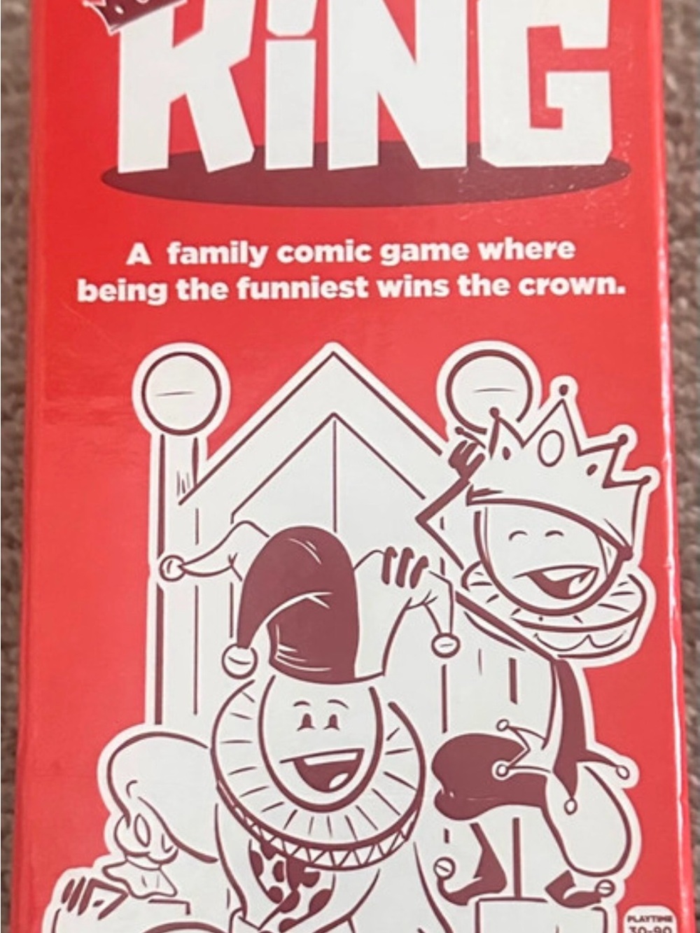 Family Comic Card Game - Red
